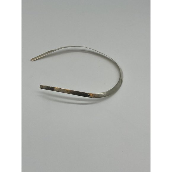 Sterling Silver Cuff Collar Necklace & Silver Wrap Choker Necklace - Picture 5 of 7